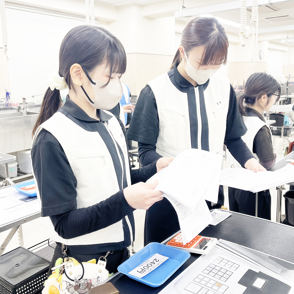 １年生の接客＆レジの練習！
